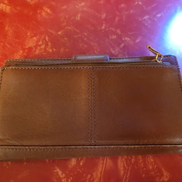 Etienne Aigner Brown Leather Wallet Authentic - Picture 2 of 4